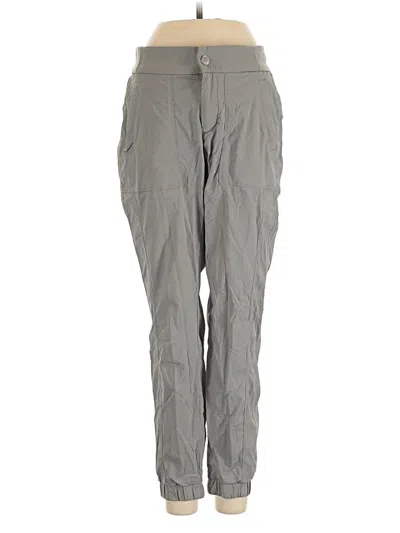 Pre-owned Athleta Cargo Pants In Gray