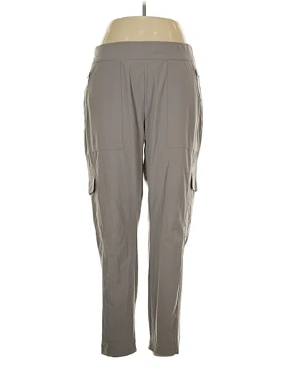 Pre-owned Athleta Cargo Pants In Gray