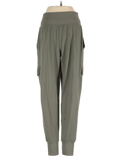Pre-owned Athleta Cargo Pants In Green