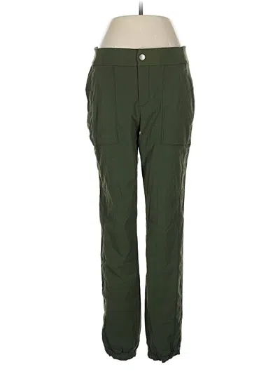 Pre-owned Athleta Cargo Pants In Green