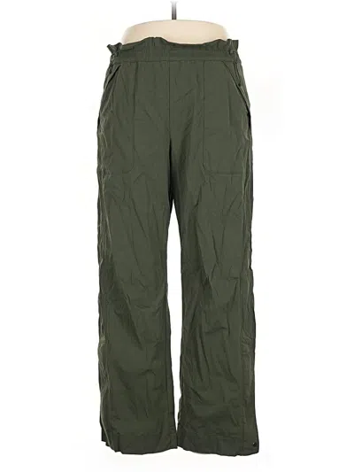 Pre-owned Athleta Cargo Pants In Green