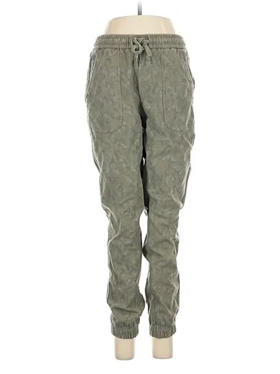 Pre-owned Athleta Cargo Pants In Green