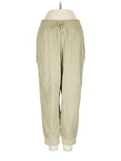 Pre-owned Athleta Cargo Pants In Green