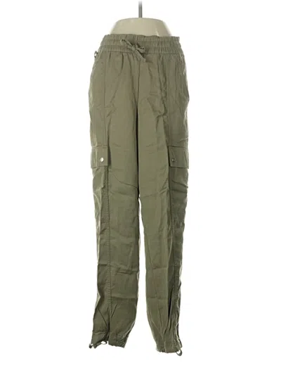 Pre-owned Athleta Cargo Pants In Green