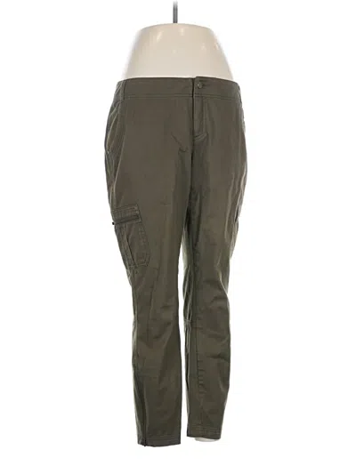 Pre-owned Athleta Cargo Pants In Green