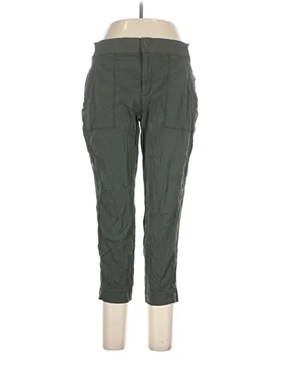 Pre-owned Athleta Cargo Pants In Green