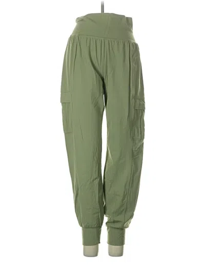 Pre-owned Athleta Cargo Pants In Green