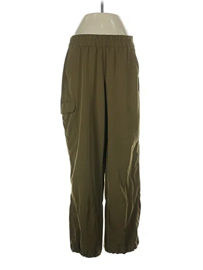 Pre-owned Athleta Cargo Pants In Green