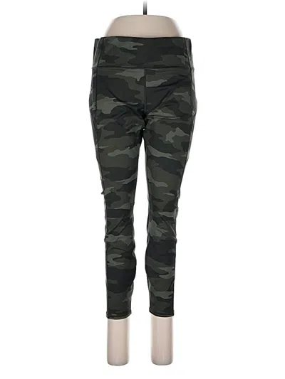 Pre-owned Athleta Cargo Pants In Green