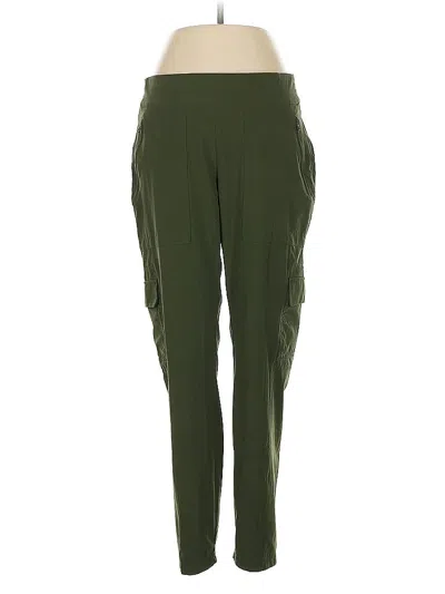 Pre-owned Athleta Cargo Pants In Green