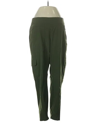 Pre-owned Athleta Cargo Pants In Green