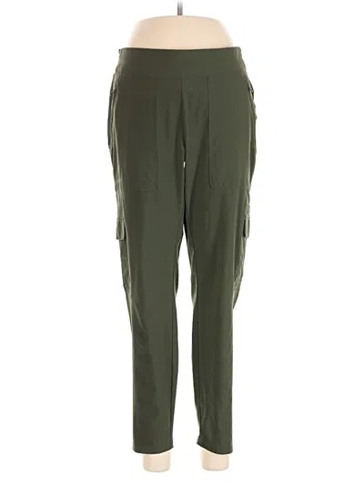 Pre-owned Athleta Cargo Pants In Green