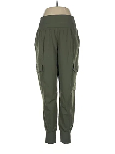 Pre-owned Athleta Cargo Pants In Green