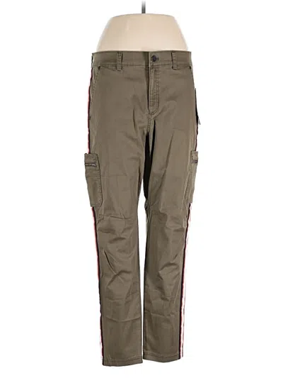Pre-owned Athleta Cargo Pants In Green