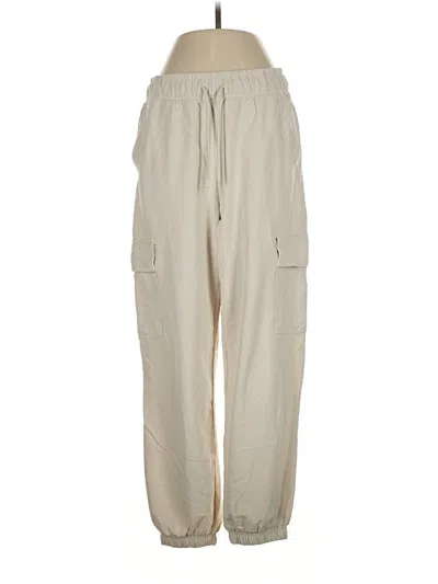 Pre-owned Athleta Cargo Pants In Ivory