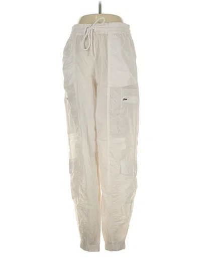 Pre-owned Athleta Cargo Pants In Ivory