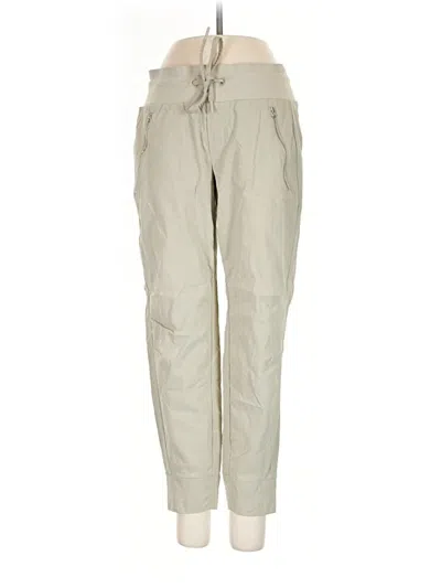 Pre-owned Athleta Cargo Pants In Ivory