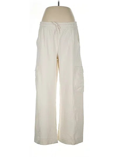Pre-owned Athleta Cargo Pants In Ivory