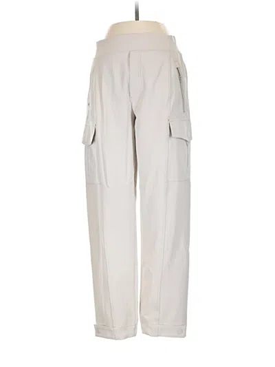 Pre-owned Athleta Cargo Pants In Ivory