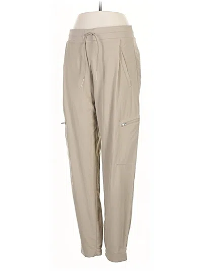 Pre-owned Athleta Cargo Pants In Tan