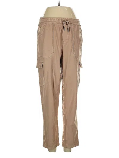 Pre-owned Athleta Cargo Pants In Tan