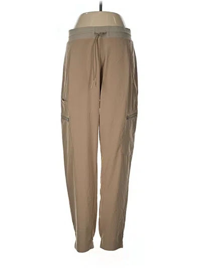 Pre-owned Athleta Cargo Pants In Tan