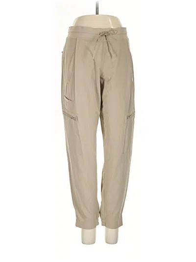 Pre-owned Athleta Cargo Pants In Tan