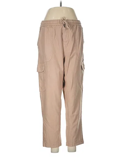 Pre-owned Athleta Cargo Pants In Tan