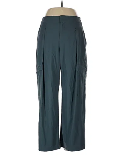 Pre-owned Athleta Cargo Pants In Teal