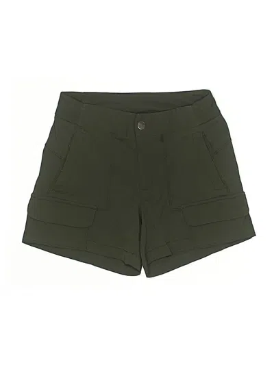 Pre-owned Athleta Cargo Shorts In Green