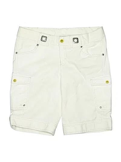 Pre-owned Athleta Cargo Shorts In Ivory