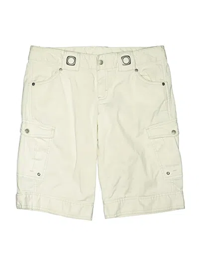 Pre-owned Athleta Cargo Shorts In Ivory