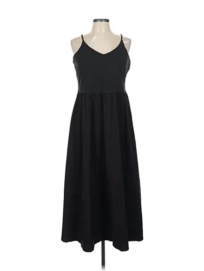 Pre-owned Athleta Casual Dress In Black