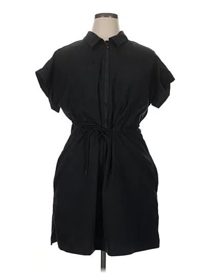 Pre-owned Athleta Casual Dress In Black