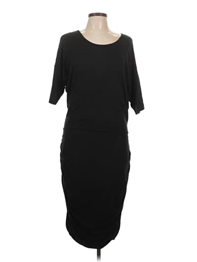Pre-owned Athleta Casual Dress In Black