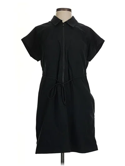 Pre-owned Athleta Casual Dress In Black