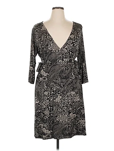 Pre-owned Athleta Casual Dress In Black
