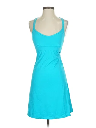 Pre-owned Athleta Casual Dress In Blue