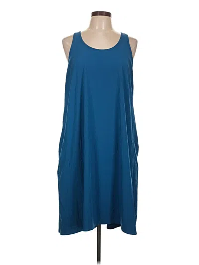 Pre-owned Athleta Casual Dress In Blue