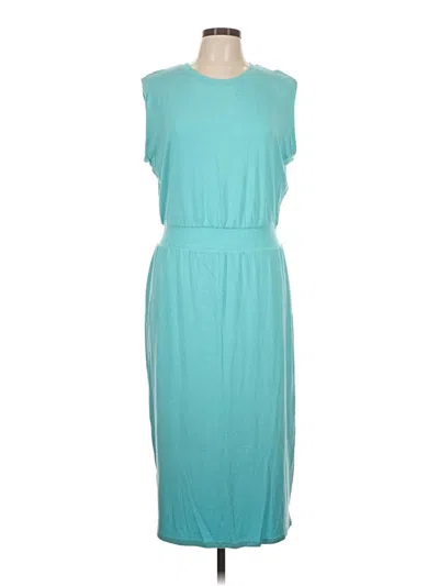 Pre-owned Athleta Casual Dress In Blue