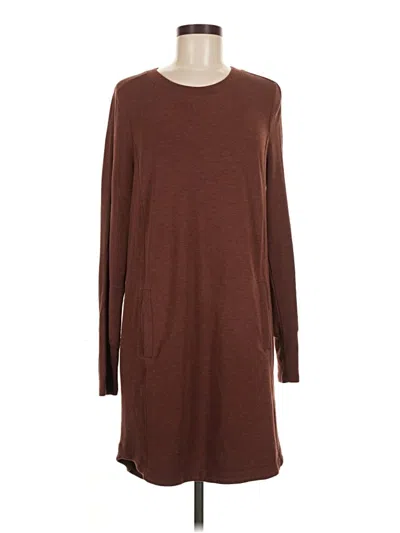 Pre-owned Athleta Casual Dress In Brown