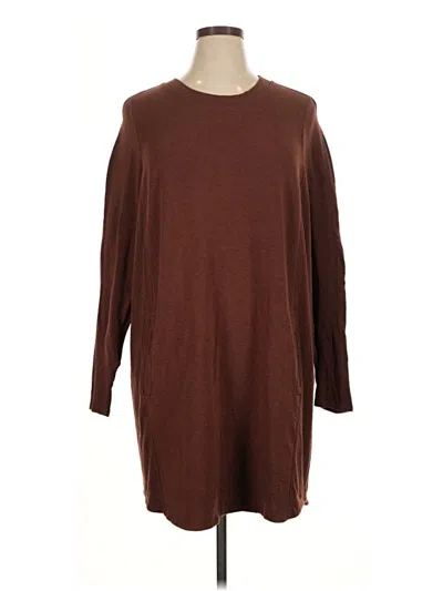Pre-owned Athleta Casual Dress In Brown
