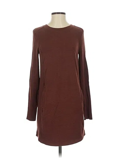 Pre-owned Athleta Casual Dress In Brown