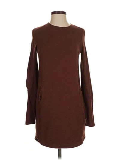 Pre-owned Athleta Casual Dress In Brown