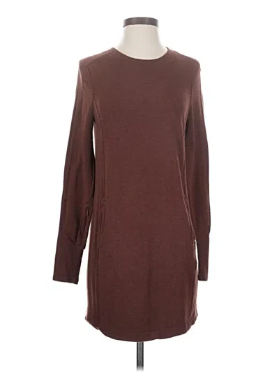 Pre-owned Athleta Casual Dress In Brown