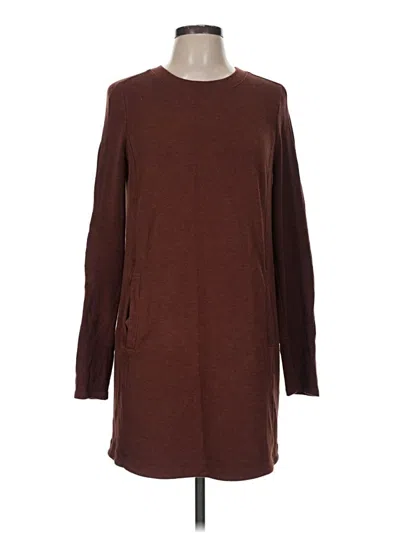 Pre-owned Athleta Casual Dress In Brown