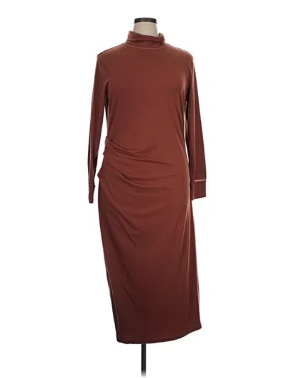 Pre-owned Athleta Casual Dress In Brown
