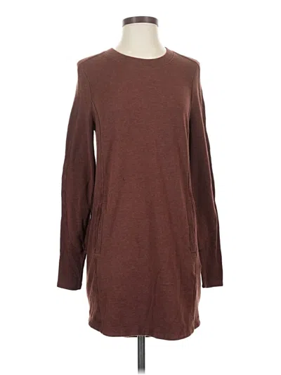 Pre-owned Athleta Casual Dress In Brown