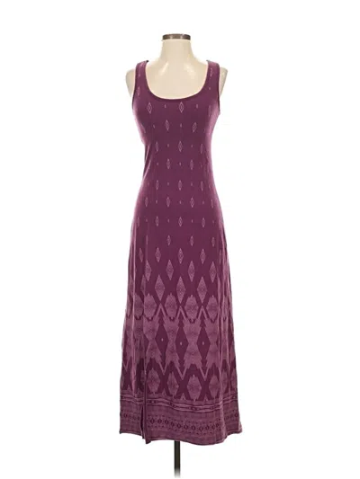 Pre-owned Athleta Casual Dress In Burgundy