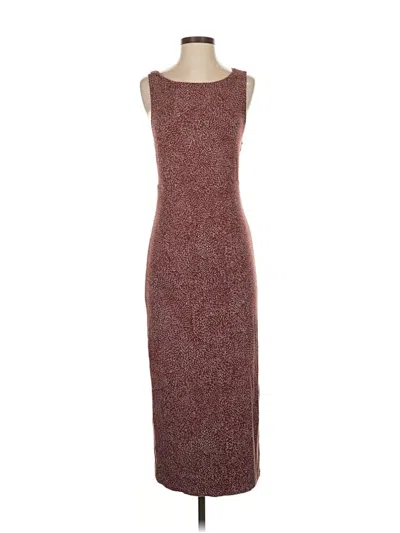 Pre-owned Athleta Casual Dress In Burgundy